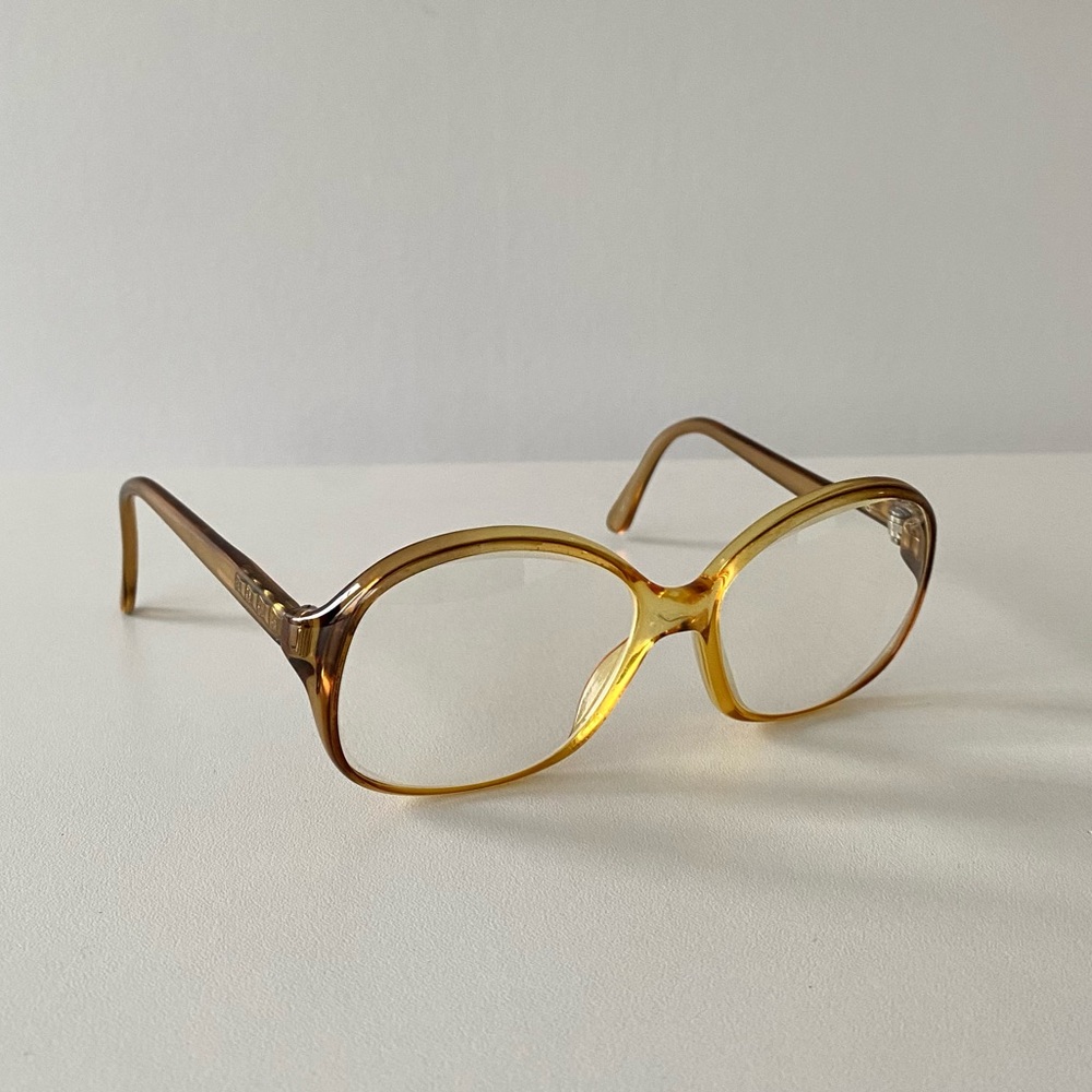 Vintage Zeiss West Germany Acetate Oversized Eyeglasses *FRAMES ONLY* - Picture 8 of 16